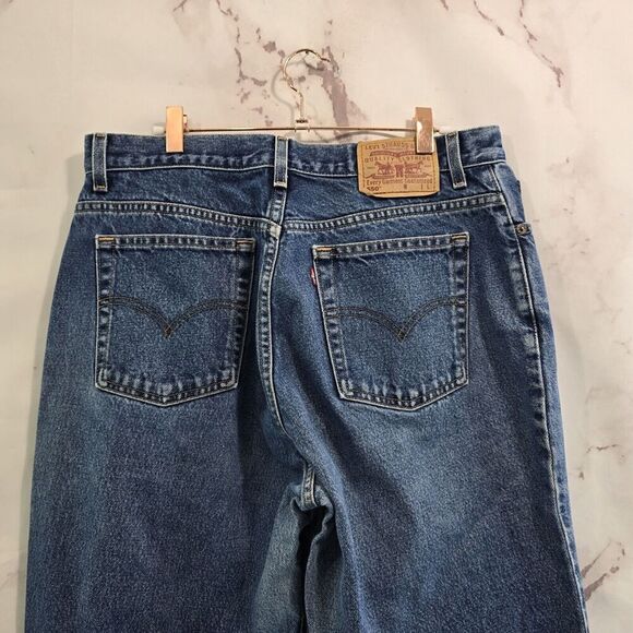 Vintage Levis Jeans Womens 34x31 Y2K 550 Relaxed High Rise Tapered Leg Mom Denim - Picture 5 of 12